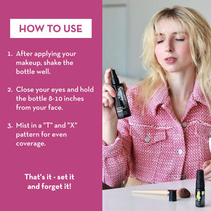 Skindinavia The Makeup Finishing Spray, Classic Makeup Setting Spray, All-Day Wear, Long-Lasting Up to 16+ Hours, Heat-Resistant