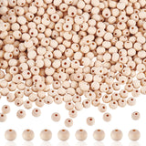PH PandaHall 2000pcs Natural Wood Beads, 8mm Wooden Beads Round Loose Spacer Beads for Macrame Garland Home Farmhouse Christmas 