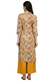 Gosriki Women'S Rayon Kurta (Kur190021-L_Large_Beige),beige,,B07QJTBZN7