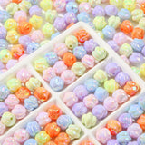 ANCADN 16mm Acrylic Beads 100pcs Ab Color Bead Chunk Bubblegum Beads for Pens for Necklace Jewelry Bracelets DIY Crafts Making (