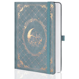 MGGAO Lined Journal Notebook for Women Men, 320 Numbered Pages 100 GSM Thick Paper, A5 Hardcover Journals for Writing, College R