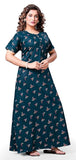 PNAEONG Women's Cotton Long Maxi Night Gown Nighty Dress Stylish Super Soft Comfortable