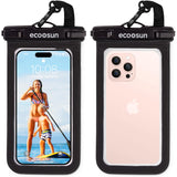 Eco Sun Waterproof Phone Pouch (2-Pack) - Designed in Hawaii - Case Fits All iPhones (incl. 16 Pro Max), Samsung Galaxy S24 Ultr