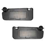 Sun Visor Fits for Chevy Cruze 2017 2018 Pair Set Left + Right Black 2MPLASTIC (Black + Light)