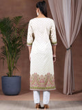 Libas Women'S Crepe Regular Kurta (29254_Beige Beige L