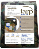 KOTAP AllPurpose MultiUse 7mil Poly Tarp, Green/Black, 16 x 20 ft., TCM1620, Camouflage