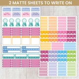 bloom daily planners Planner Sticker Value Pack (13 Unique Sheets / 1,000+ Aesthetic Stickers) - New Variety Assortment Bundle f