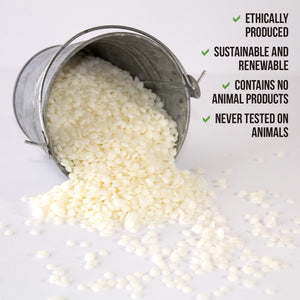 American Soy Organics- 10 Lb Of Freedom Soy Wax Beads For Candle Making - Microwavable Soy Wax Beads - Premium Soy Candle Making