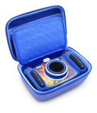 CASEMATIX Blue Camera Case Compatible with Kidizoom Camera Pix Plus, Dragon Touch Instant Print Camera and Camera Toy Accessorie