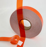 Transparent Vinyl Tape with Self-Adhesive. (1/2 inch x 50 ft, Orange)