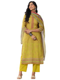Libas Women'S Cotton Kurta Set (99121Or_Green