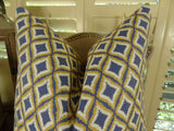 Plutus Brands Plutus Luv Handmade Throw Pillow, 20 X 36 King, Lavender/White/Yellow