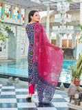 Gosriki Women'S Cotton Blend Straight Printed Kurta With Pant & Dupatta (Khara Blue-Nds-Gs_M_Blue_Medium),Blue,,B0CNXSZZVR