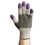 Jackson Safety 97432CT G60 Purple Nitrile Gloves Large/Size 9 Black/White 12 Pair/Carton