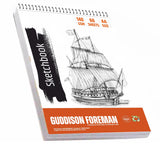 A4 Drawing Book/Sketchbook | 60 Sheets (120 Pages) | Hardcover At Back | Acid Free Paper, For Doodling