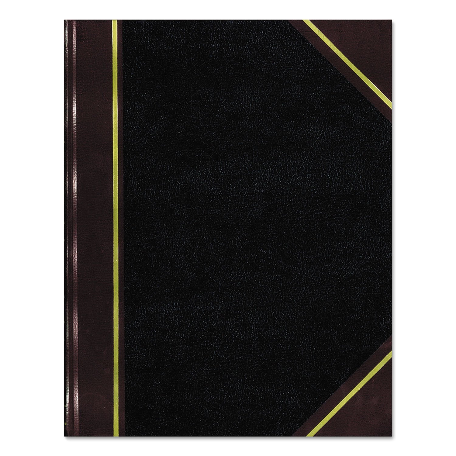 Texhide Accounting Book, Black/Burgundy, 300 Green Pages, 10 3/8 X 8 3/8