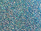 Seed Beads Size:11/0 50 gr / 1.76 oz (Turquoise Iridescent)