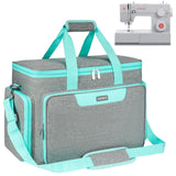 Sewing Machine Carrying Case Bag Compatible with Most Standard Singer,Brother,Janome with Multiple Storage Pockets,Travel Tote B