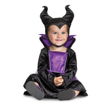 Maleficent Infant Costume, Official Disney Baby Costume Outfit for Halloween with Headpiece, (6-12 mths)