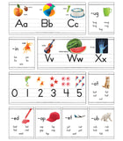 Carson Dellosa 31Piece Photographic Alphabet Line and Number Line Bulletin Board Set, Alphabet and Number Line for Classroom Wa