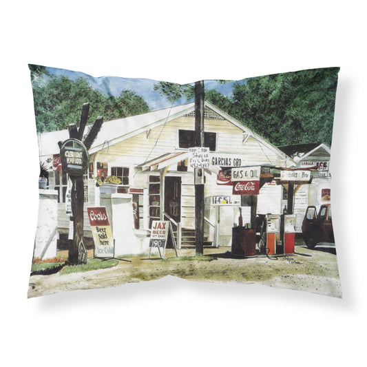 Caroline'S Treasures 8130Pillowcase Garcia'S Grocery Moisture Wicking Fabric Standard Pillowcase, Large, Multicolor