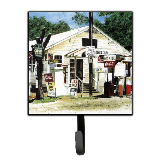 Caroline'S Treasures 8130Sh4 Garcia'S Grocery Leash Holder Or Key Hook, Small, Multicolor