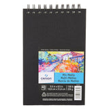 Canson Mix Media Art Book, Heavyweight French Paper, Double Sided Fine And Medium Texture, Side Wire Bound, 138 Pound, 5.5 X 8.5