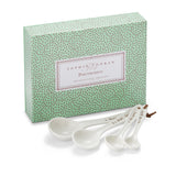 Portmeirion Sophie Conran Measuring Spoon Set - Fine Porcelain Kitchen Utensils for Baking & Cooking - 1 Tbsp, 1/2 Tbsp, 1 Tsp, 