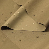 Sewdudely 600D Outdoor Waterproof Fabric by The Yard - 59 Wide Light Brown Nylon Fabric for Furniture Covers, Outdoor Chair Cush