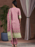Libas Women'S Poly Crepe Printed Kurta Set (36946 Mauve
