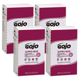 GOJO SUPRO MAX Cherry Hand Cleaner, Cherry Fragrance, 2000 mL Heavy Duty Hand Cleaner Refill PRO TDX 2000 Dispenser (Pack of 4) 