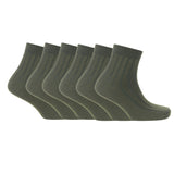 Sukat Army Dark Green Uniform Socks For Men Women Made Of Sustainable & Eco Friendly Material Ankle Length Solid Comed Cotton Or