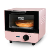 DASH Mini Toaster Oven Cooker for Bread Bagels Cookies Pizza Paninis & More with Baking Tray Rack Auto Shut Off Feature - Pink-New