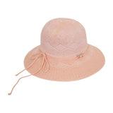 Fabseasons Beach And Sun Hat/Caps For Women & Girls Peach