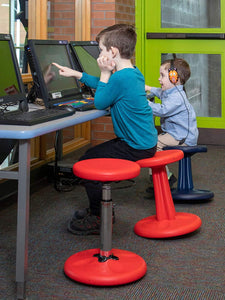 Kore Kids Wobble Chair - Flexible Seating Stool For Classroom & Elementary School, Add/Adhd - Made In The Usa - Age 6-7, Grade 1