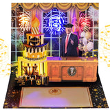 Graduation cards 2025 pop up Greeting Card with Music &Lights, Congratulations personalized gift for high school, college, unive