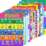 Outus Educational Spanish Poster Spanish Toddler Learning Poster for Preschool to Elementary Kid and Homeschool Kindergarten Cla