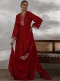 Libas Women'S Georgette Kurta Sets (48874_Red_Xxl)