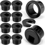 SATINIOR 10 Packs Desk Cable Wire Grommet Cord, PC Computer Desk Plastic Grommet Cord, Tidy Cable Hole Cover Organizers, 25 mm/ 