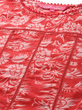 Anubhutee Women'S Cotton Printed A-Line Kurta Suit Set With Dupatta & Pants Abwsd2234_Rd_S_Red