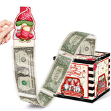 Christmas Party Gifts - Money Pull Box with Merry Christmas Card and Transparent Bags