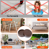Non Slip Furniture Coasters - Premium Rubber Pads for Hardwood Floors | Anti Slip Furniture Pads | Floor Protectors and Stoppers