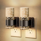 JandCase Night Light, Night Lights Plug into Wall,2 Pack 3000K LED Nightlight with 0-100LM Adjustable Brightness, Automatic Nigh