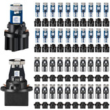 BBTO 40 Pieces T5 T10 LED Bulbs Dash Lights with Twist Socket Instrument Dashboard Light LED Bulbs for Interior Car Lights Dashb