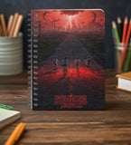 Graphic Word Stranger Things Spiral Notebook, A5 Size, 160 Pages, Multicolour, WireOBound, Plain Unruled, 100 Gsm Paper, Pack 