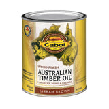 Cabot 140.0019460.005 Australian Timber Oil Water Reducible Stain, 1 Quart, Jarrah Brown