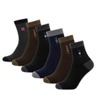 Gaito High Ankle Length Cotton Socks For Men, Calf Length Mens Socks, Breathable Stretchable Multi Color Classic Socks, High Len