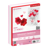 Printworks Valentine Cardstock Collection, 67lb Heavyweight Cardstock, Includes Red, Pink, and White Cardstock, 200 sheets total