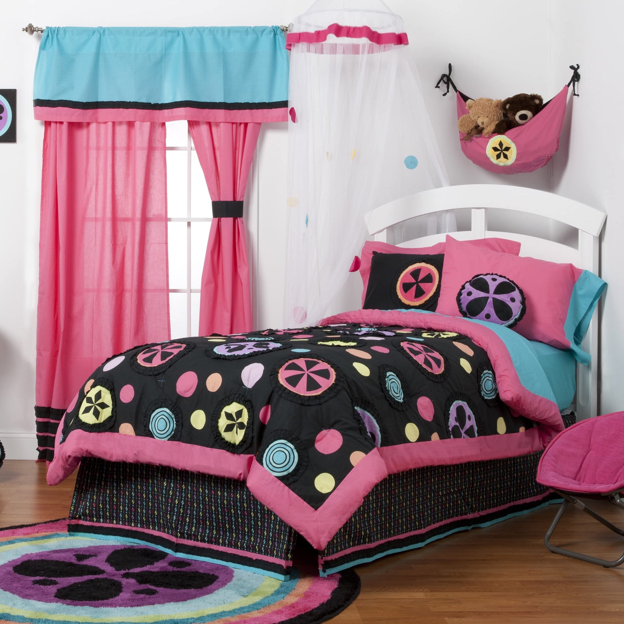 One Grace Place Magical Michayla Full Bedding Set, 4 Piece