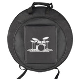 Tosnail 22 Cymbal Gig Bag with Carry Handle, Durable Shoulder Straps and Double Pockets, Great for Dust-Proof Storage